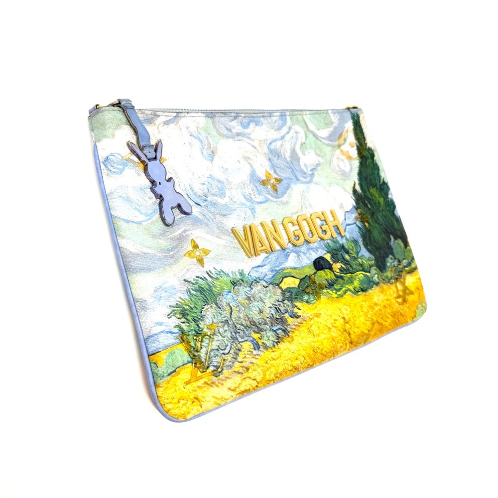 Louis Vuitton Jeff Koons Pochette Van Gogh Chain Pouch Masters Collection M64620 - Picture 12 of 16